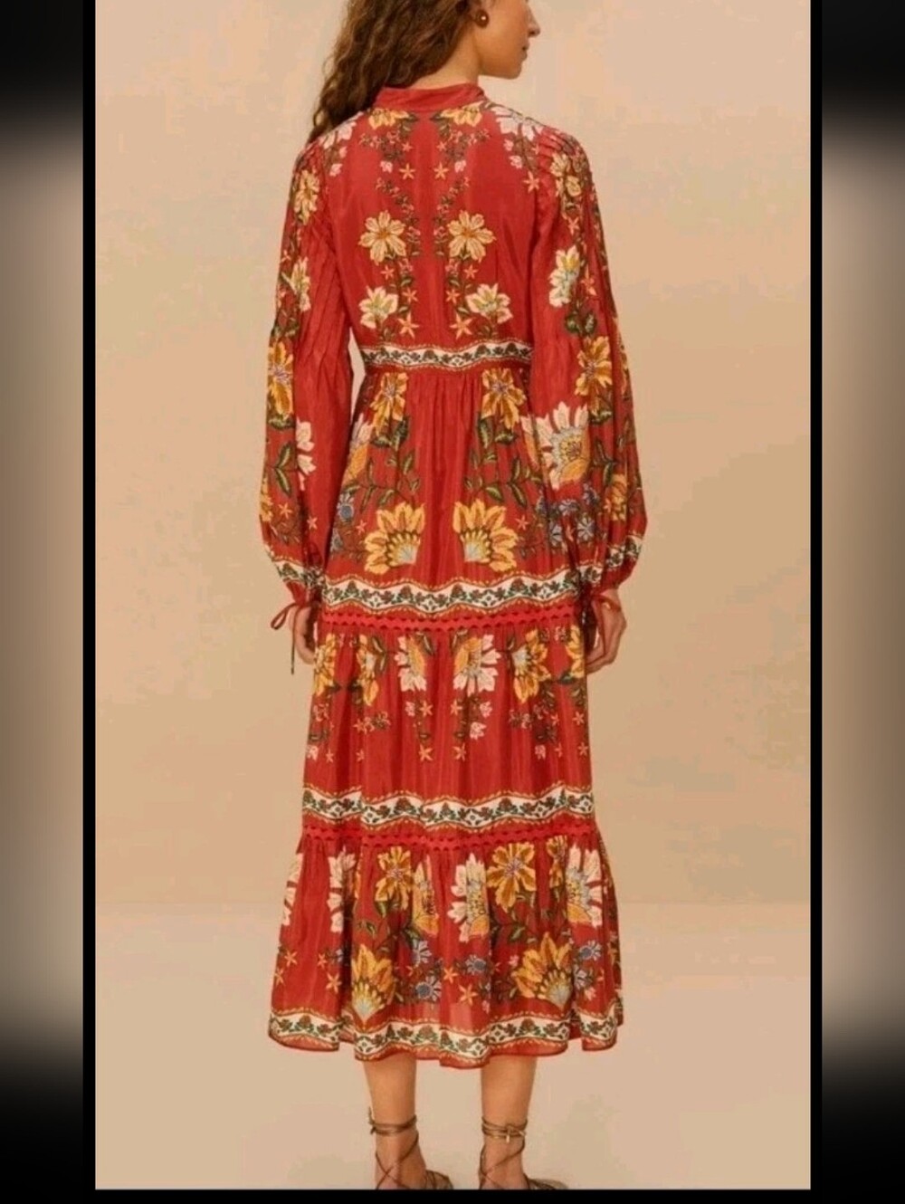 FARM Rio Red Maxidress - Picture 3 of 4